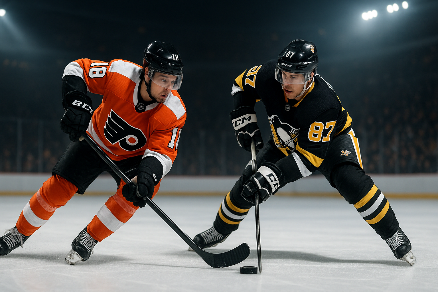 Visual representation of flyers vs penguins