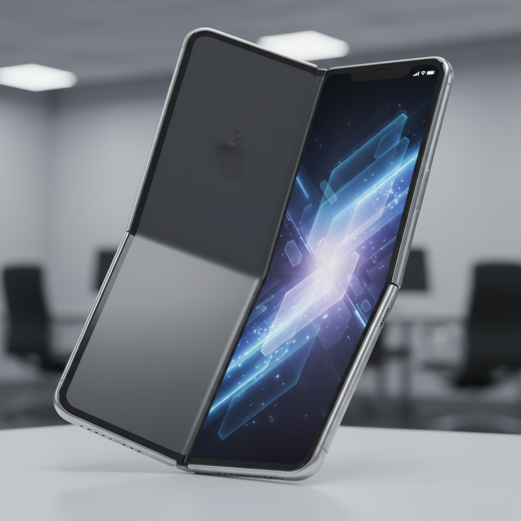 Visual representation of iphone fold