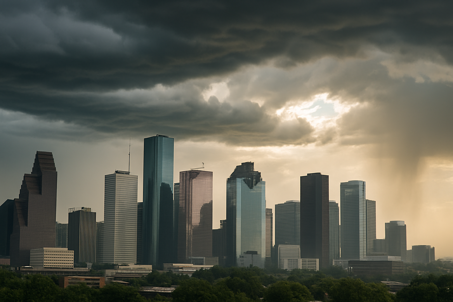 Visual representation of weather houston