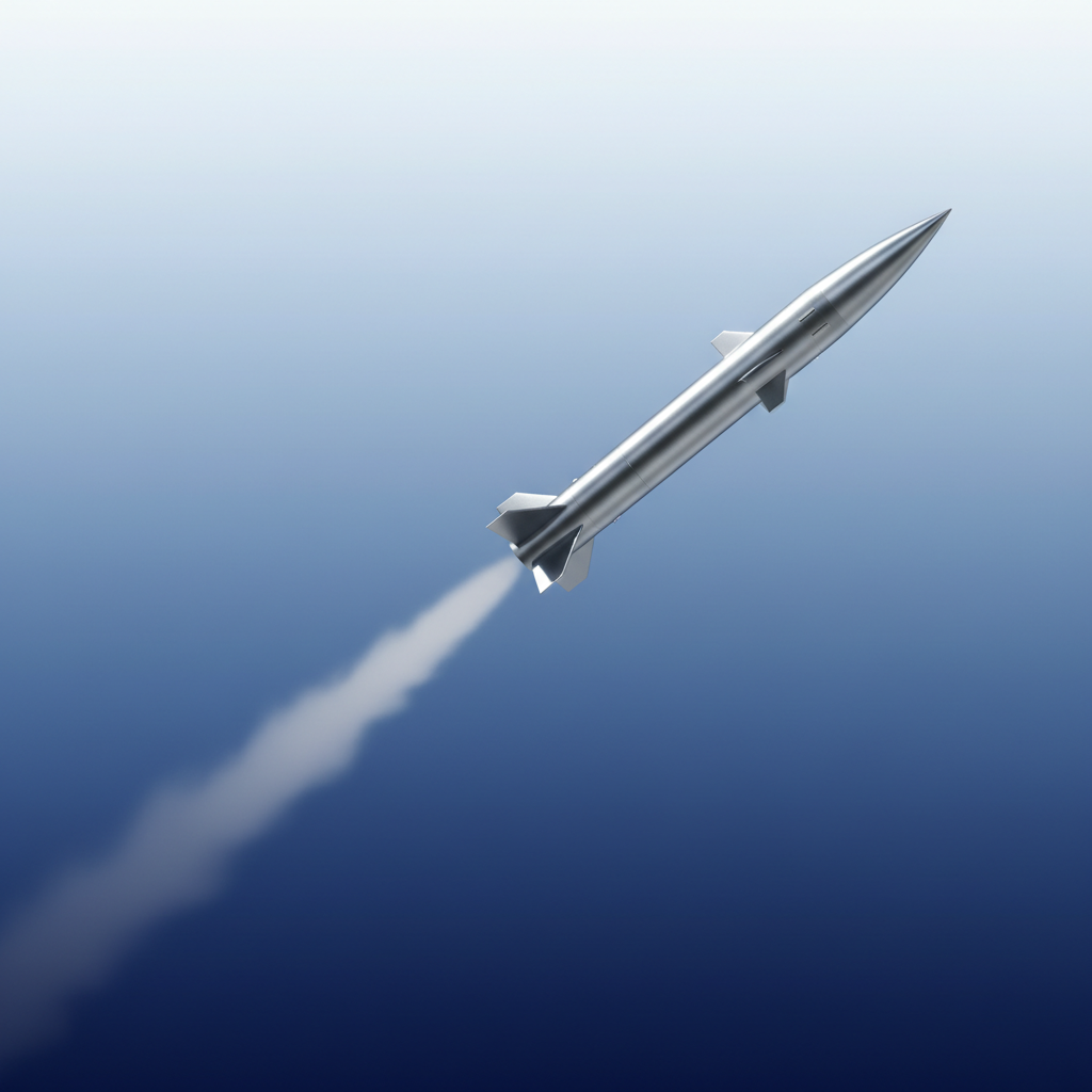 Visual representation of misil