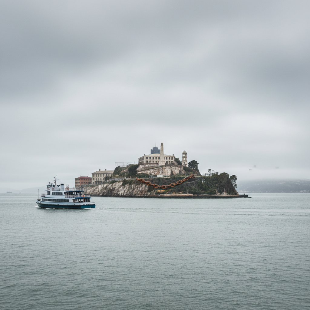 Visual representation of alcatraz tours canceled