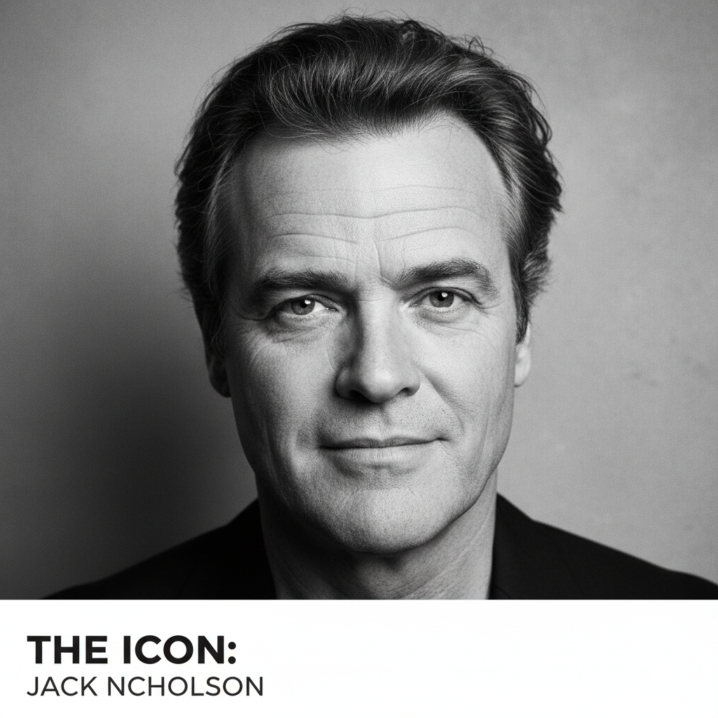 Visual representation of jack nicholson