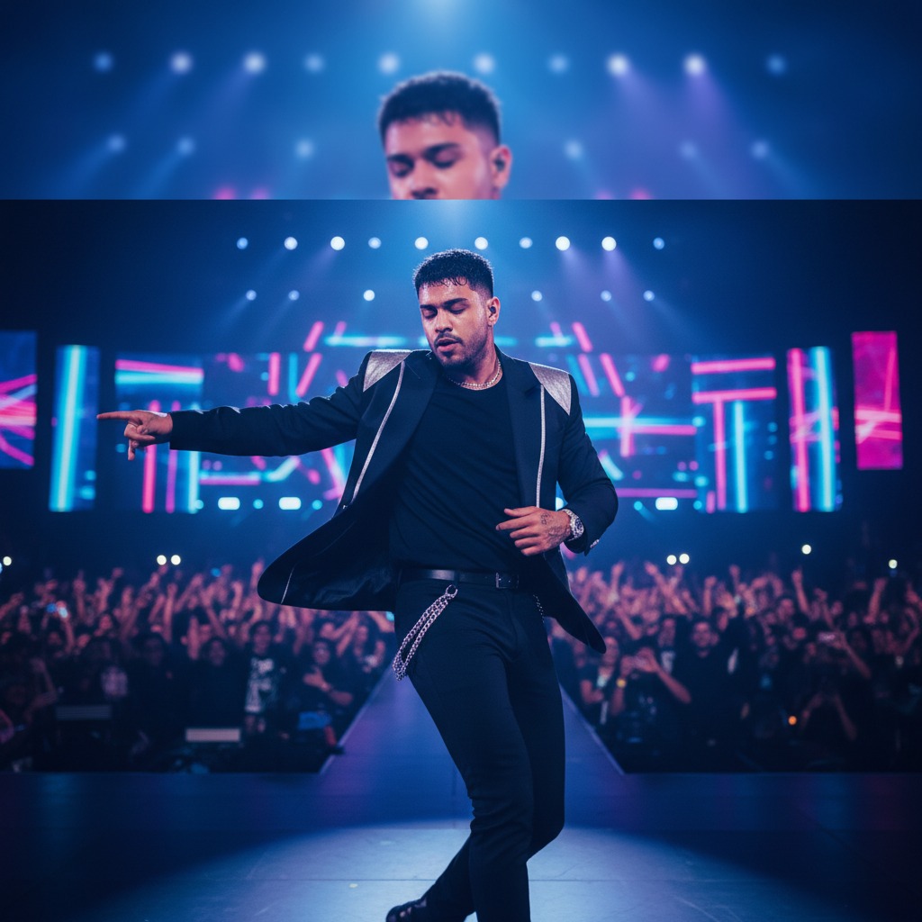 Visual representation of rauw alejandro