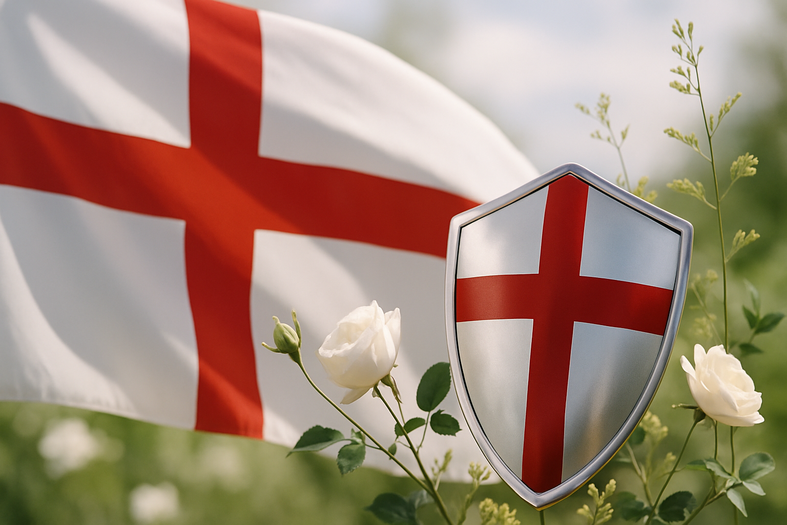 Visual representation of st georges day