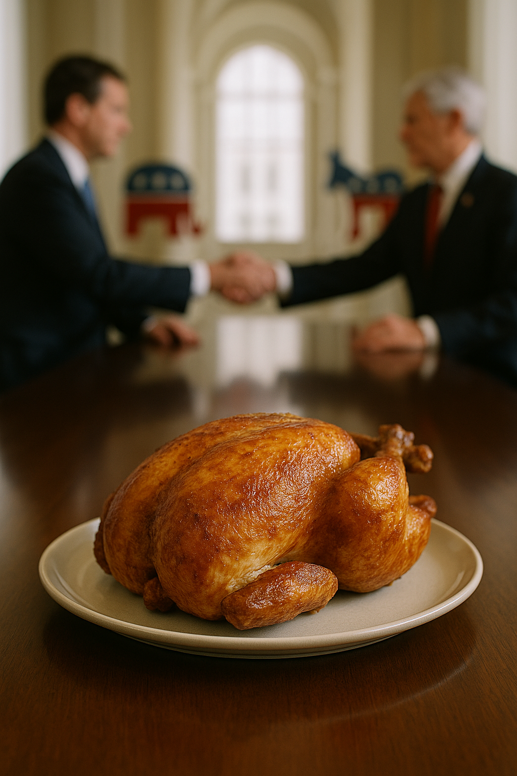 Visual representation of bipartisan hot rotisserie chicken act