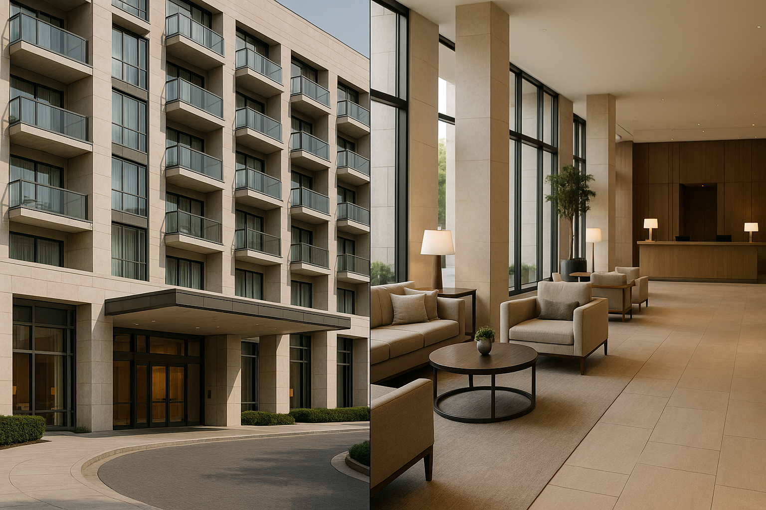 Visual representation of hotels