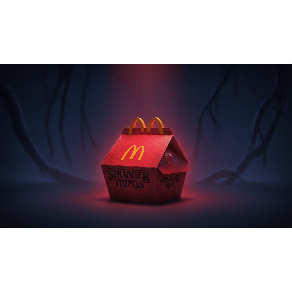 Visual representation of stranger things happy meal