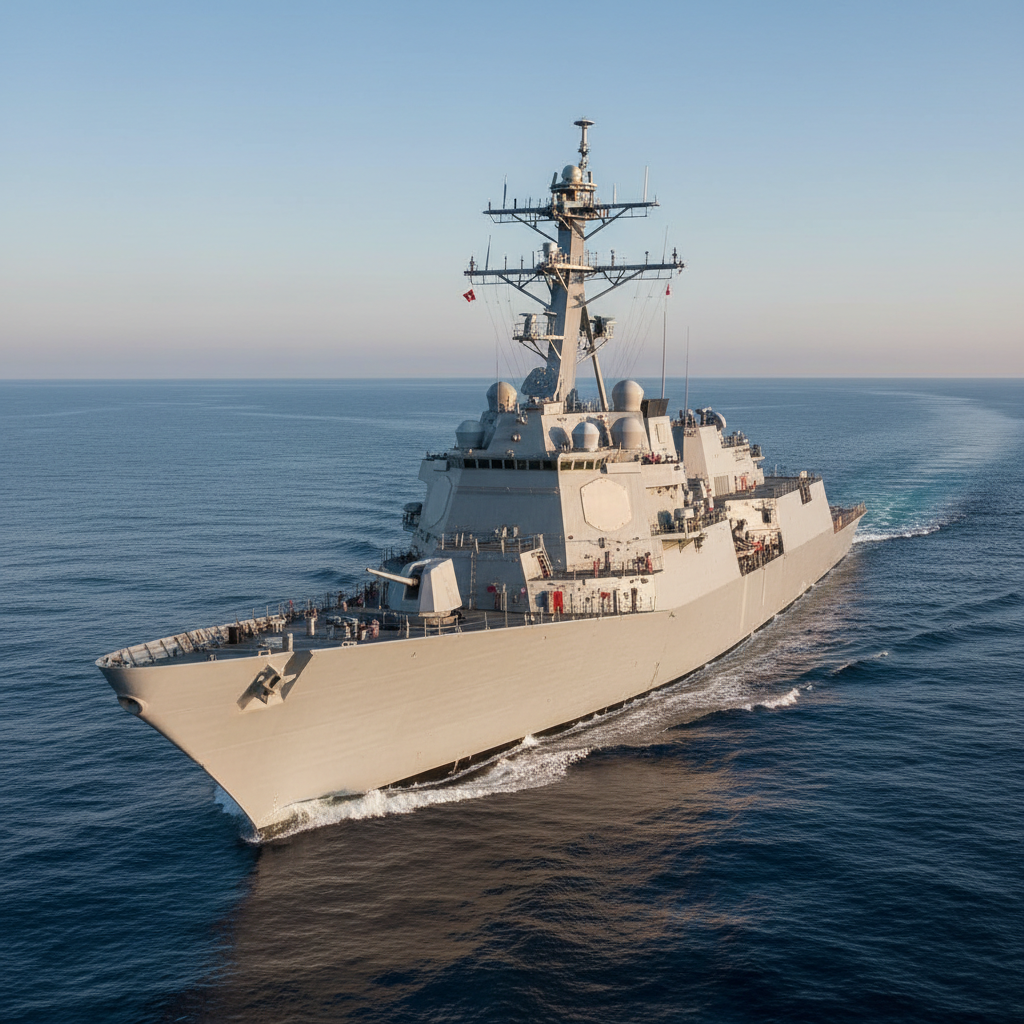 Visual representation of destroyer