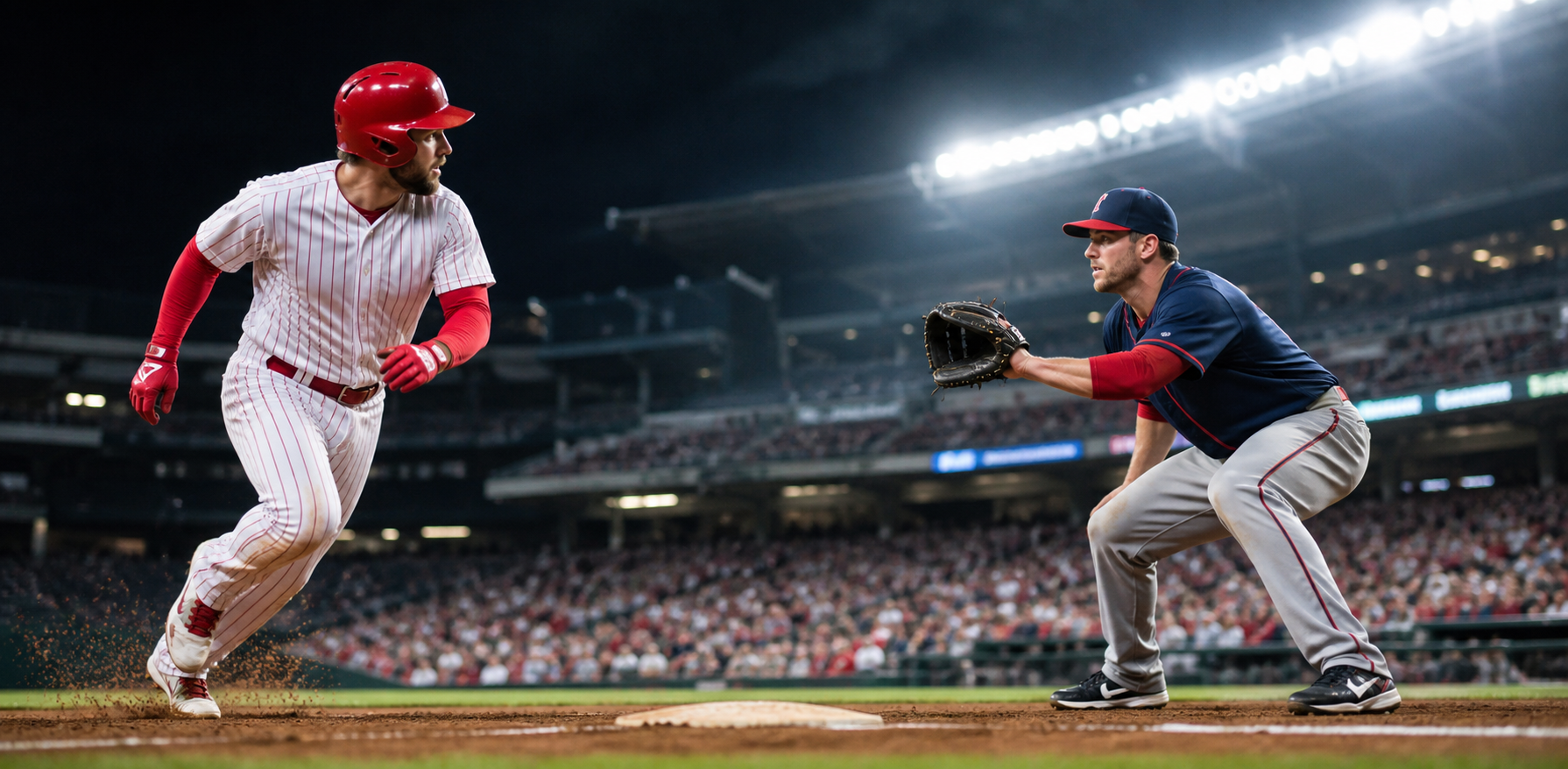 Visual representation of phillies vs twins