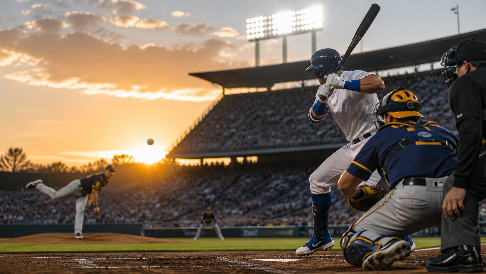 Visual representation of brewers vs dodgers
