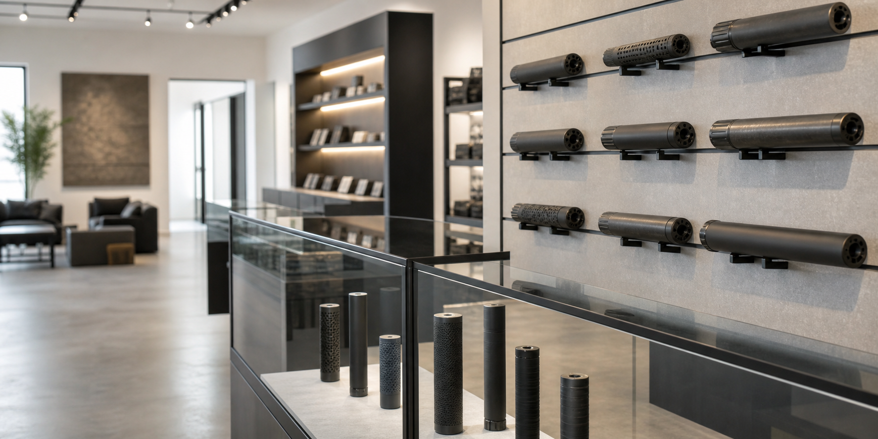 Visual representation of silencer shop