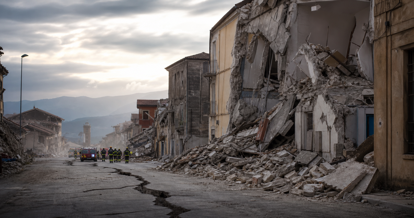 Visual representation of terremoto