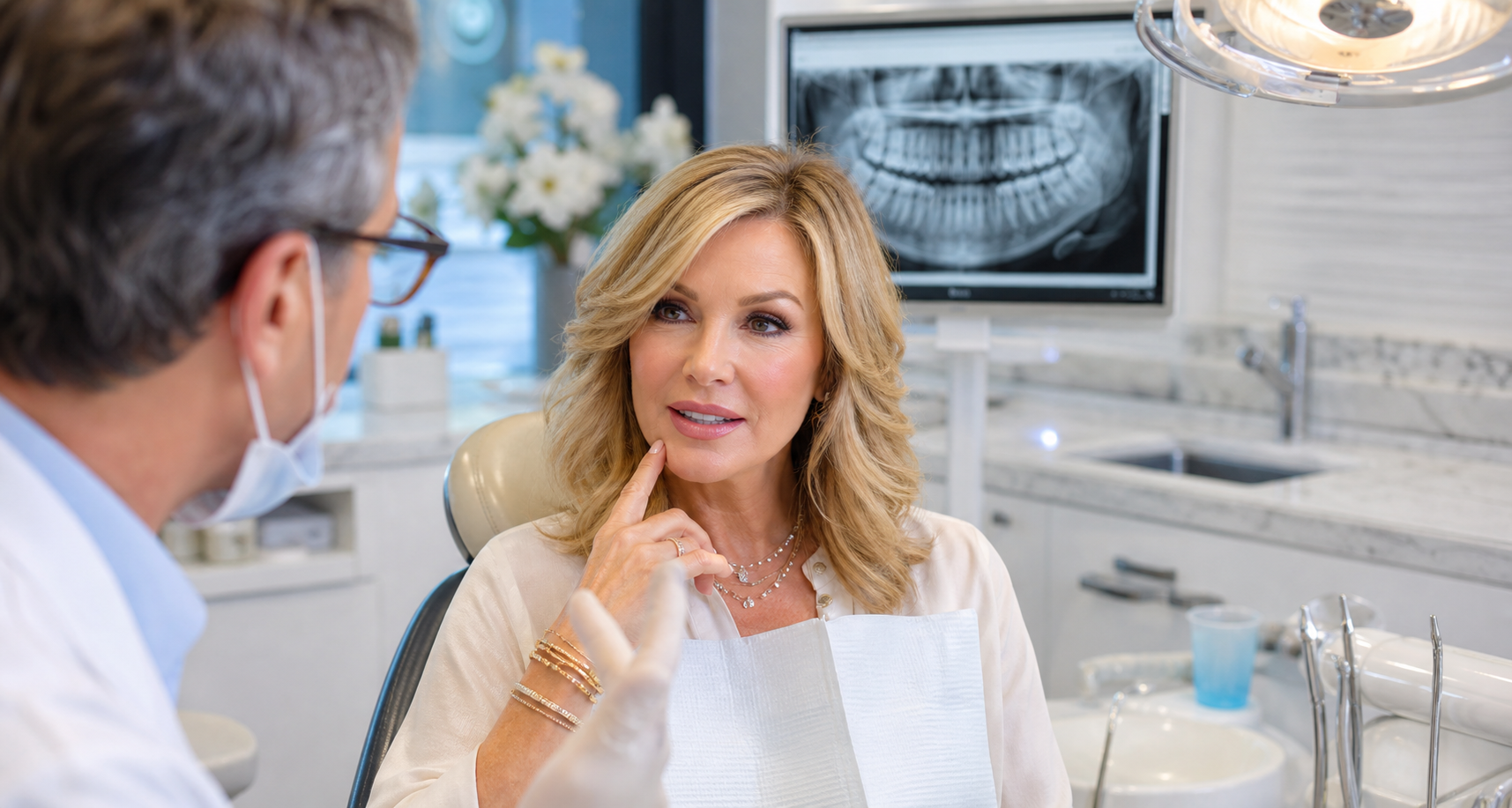 Visual representation of kelly ripa dental procedure