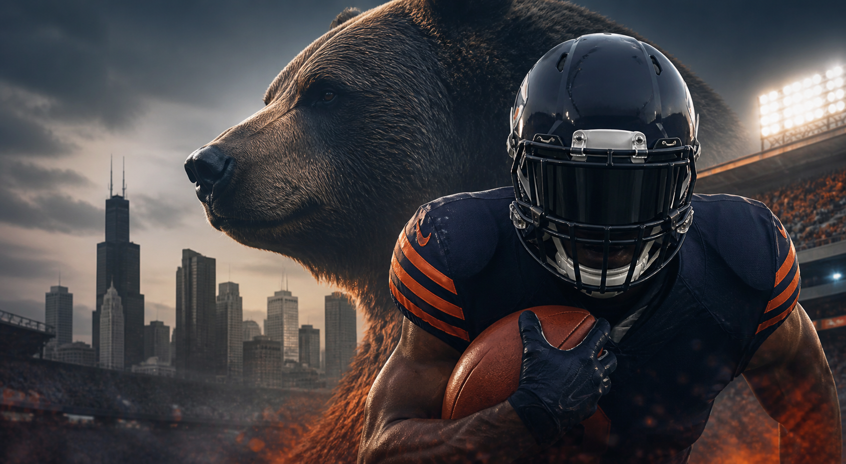 Visual representation of chicago bears
