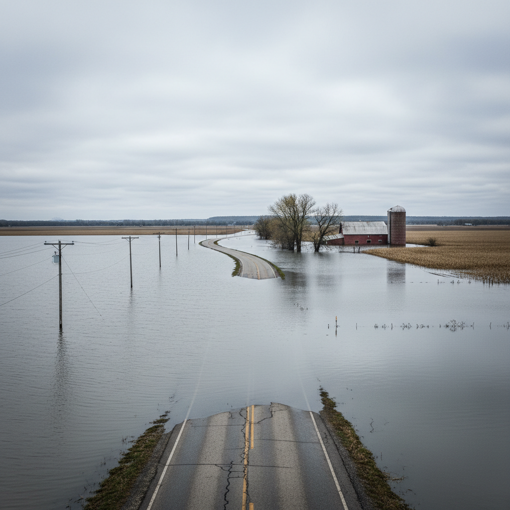 Visual representation of central indiana floods
