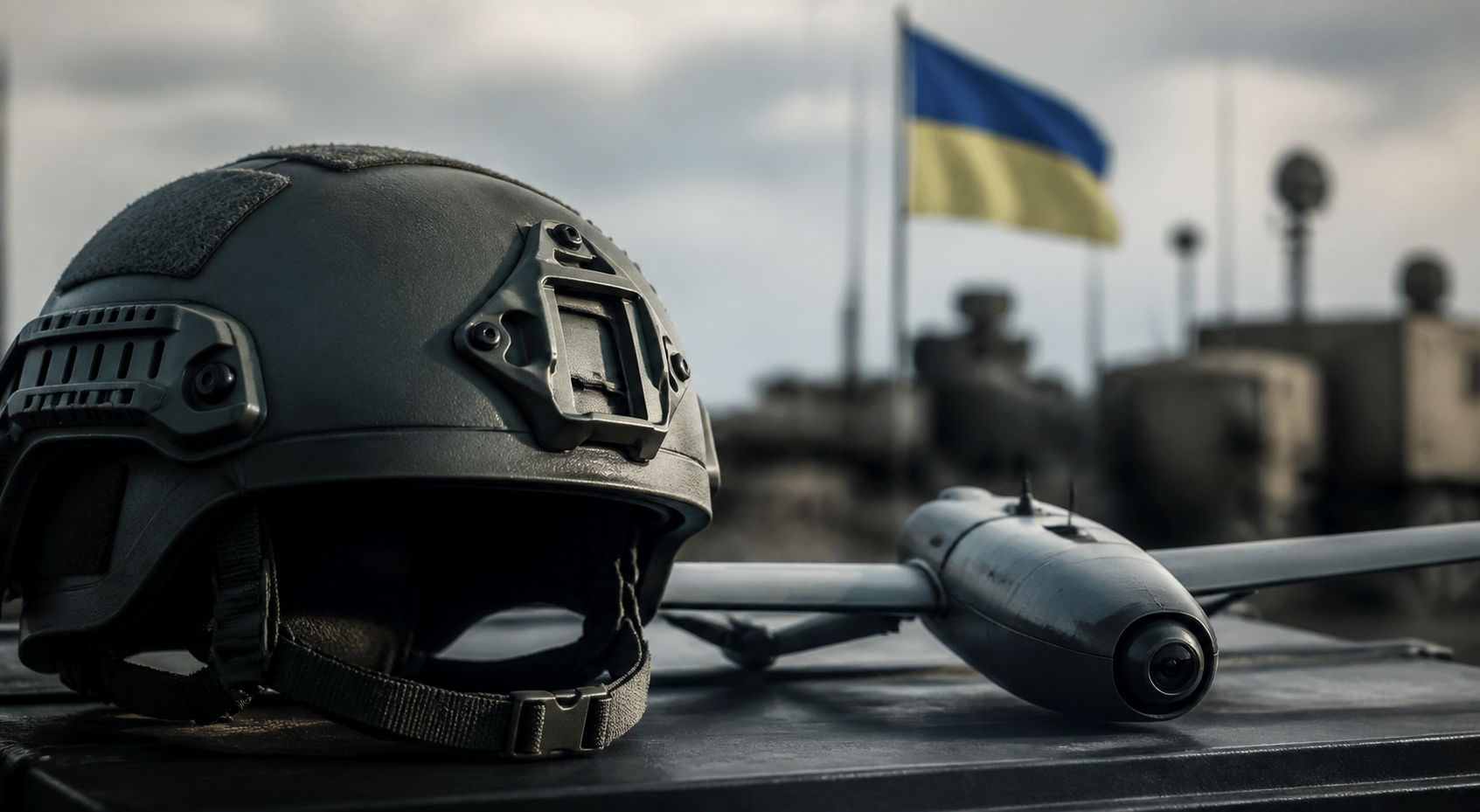 Visual representation of mich 2000 ukrainian drone