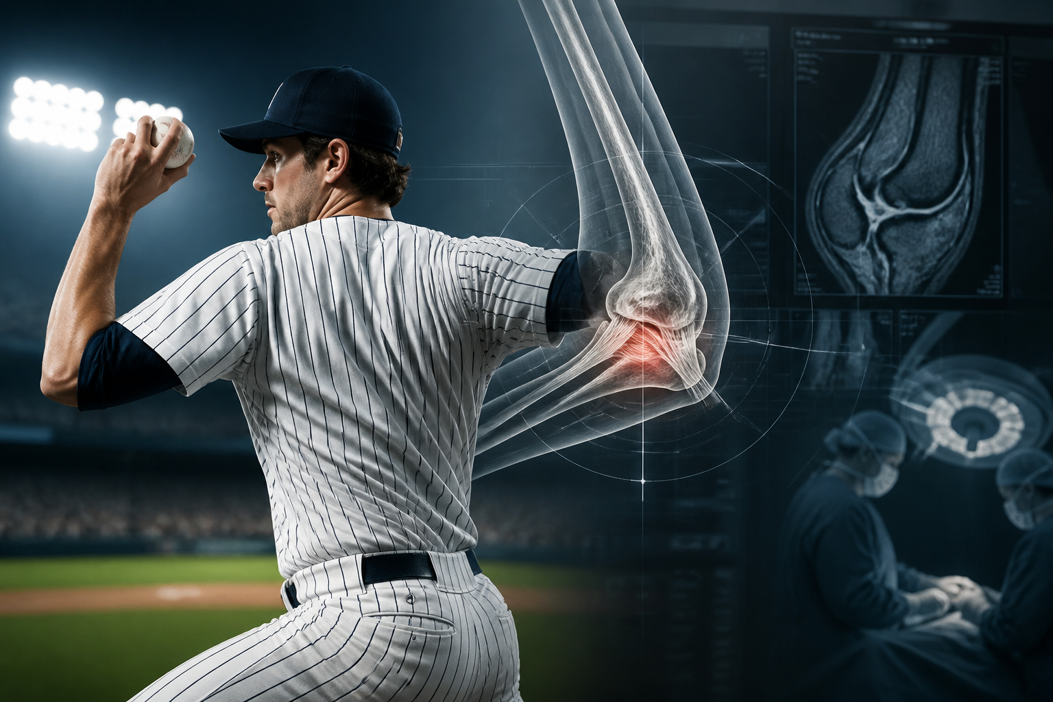 Visual representation of tommy john