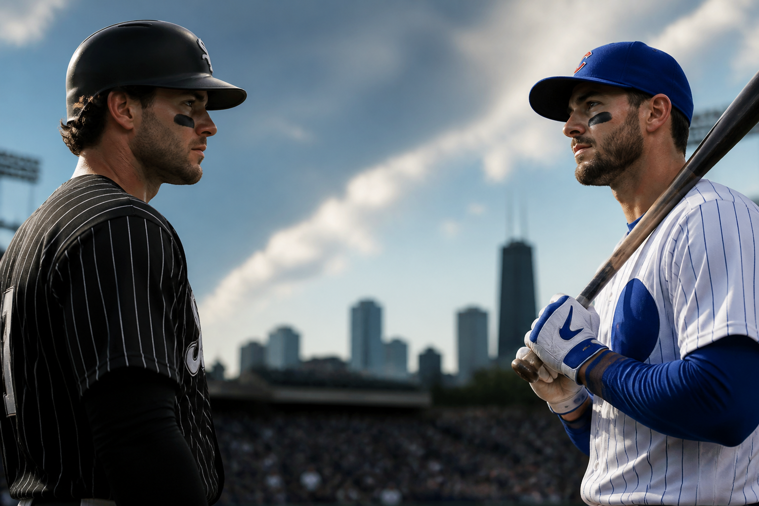 Visual representation of white sox vs cubs