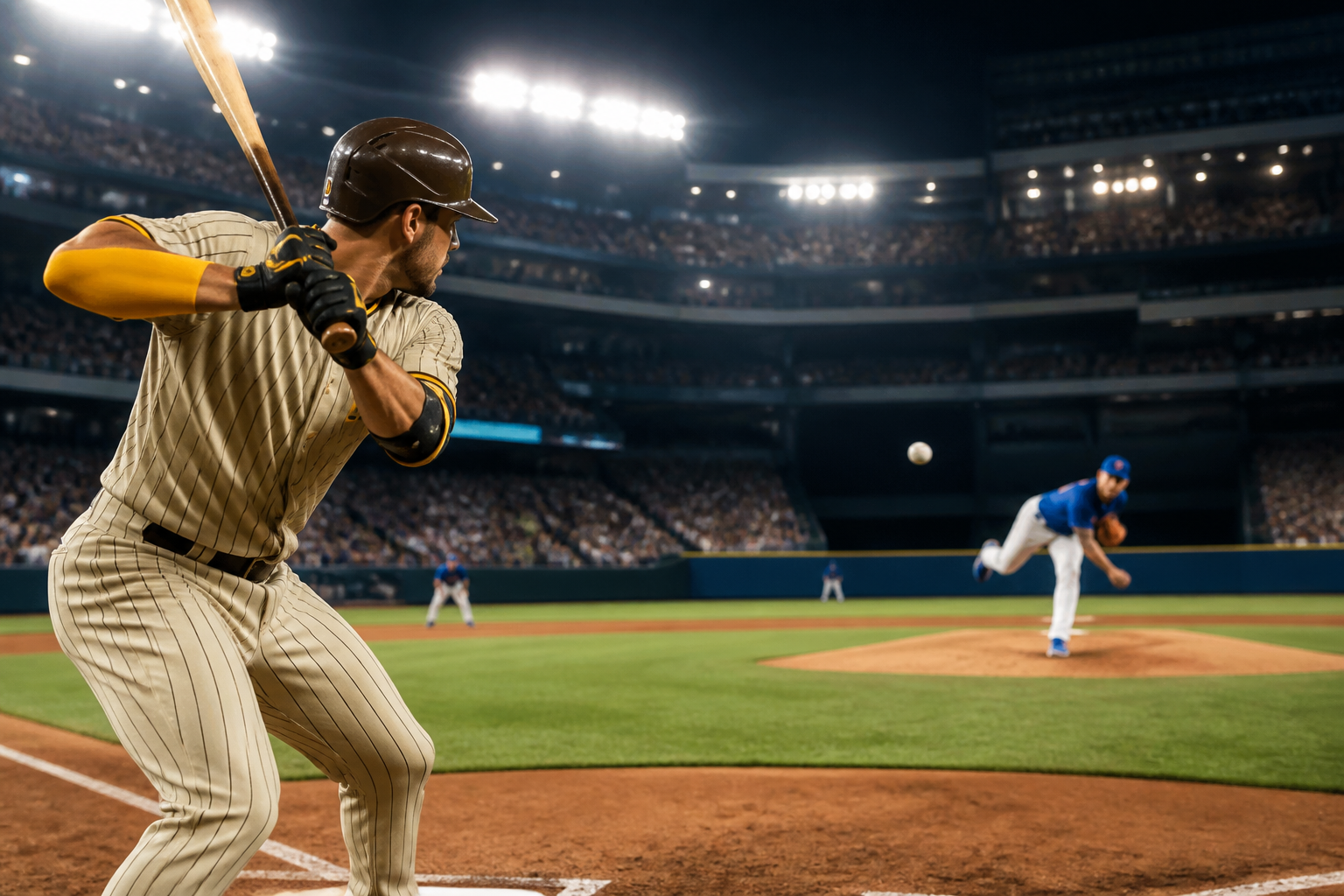 Visual representation of padres vs mets