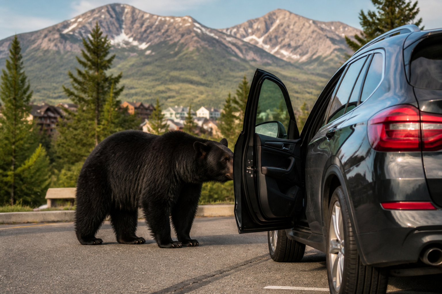 Visual representation of colorado bear car lock warning