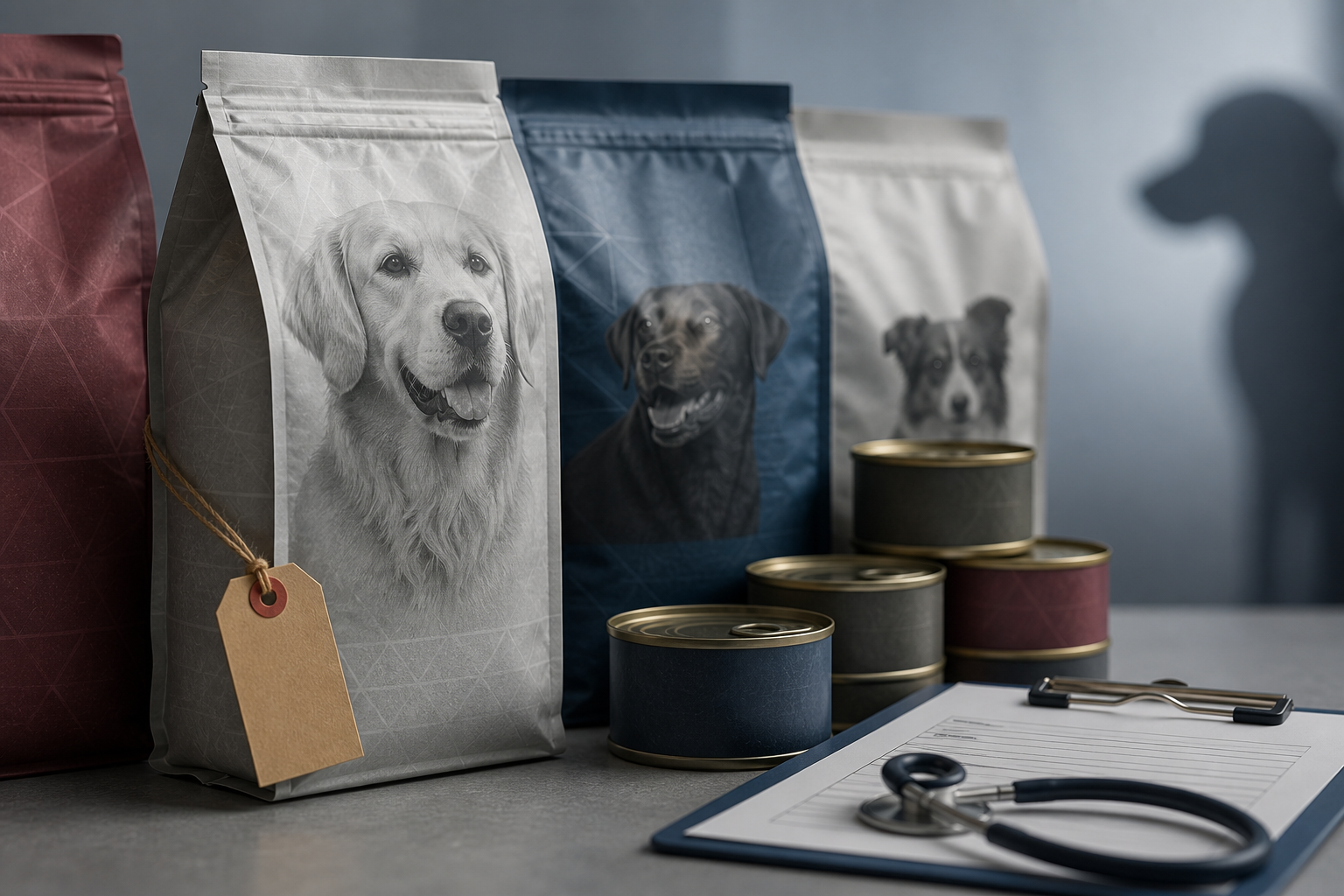 Visual representation of dog food recall
