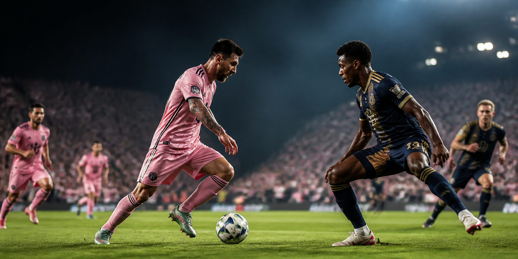 Visual representation of inter miami vs philadelphia