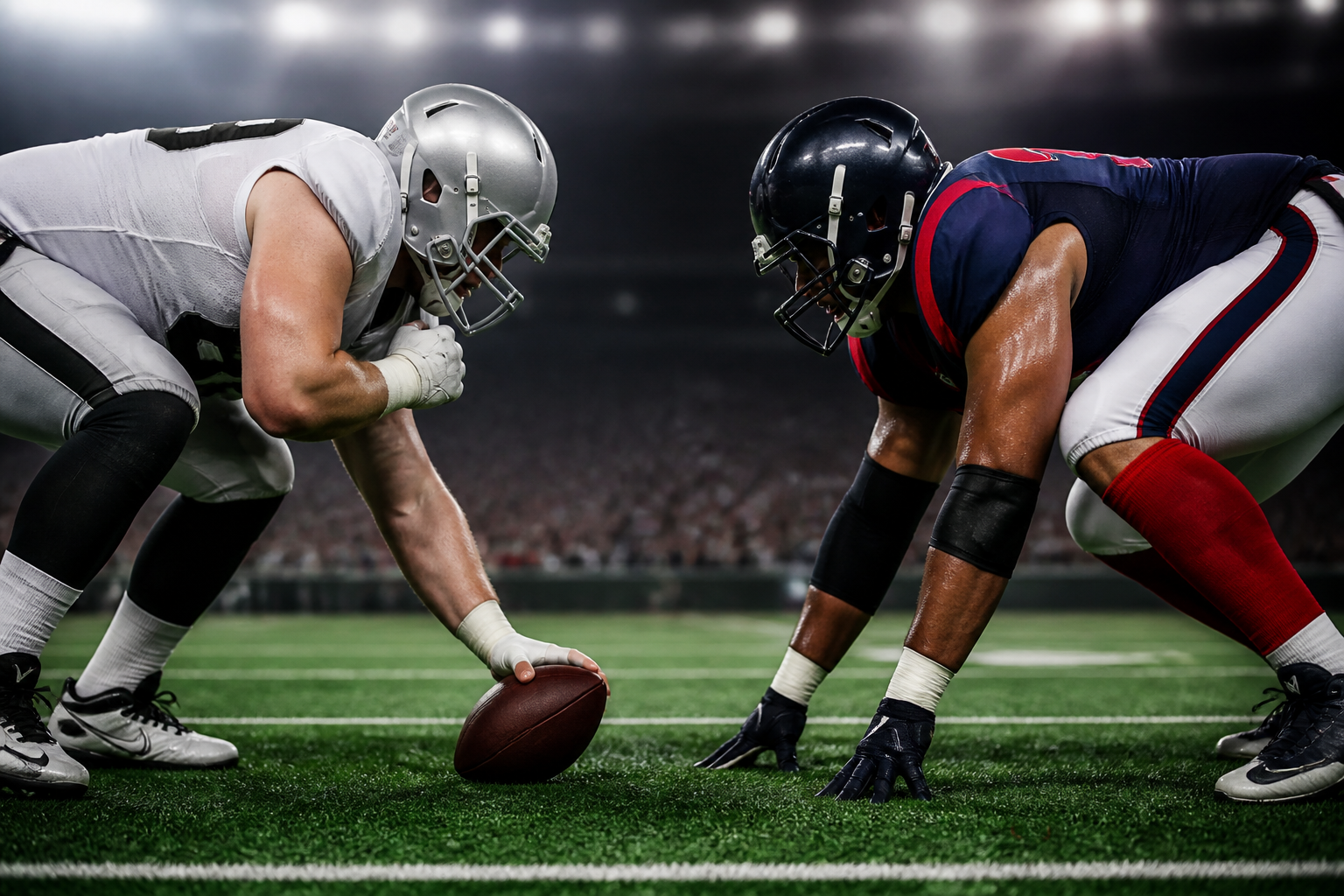 Visual representation of raiders vs texans