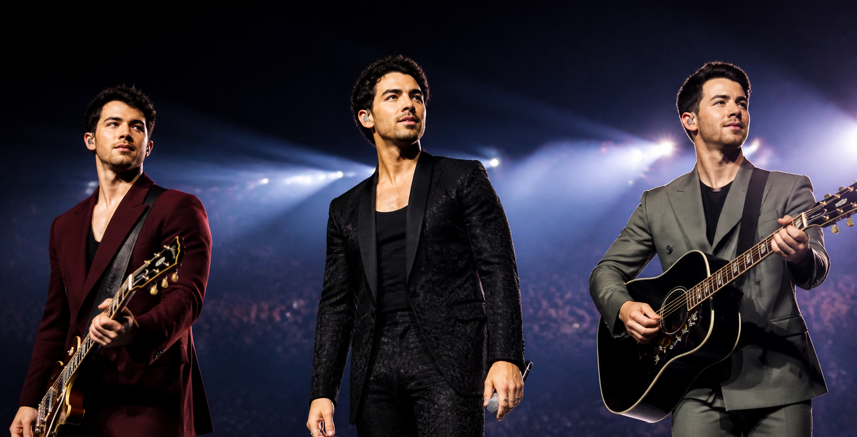 Visual representation of jonas brothers tour