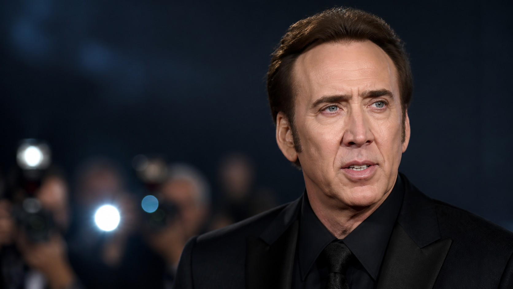 Editorial illustration for "Nicolas Cage vs AI: What His Stance Reveals About Hollywood's Future – Lumen's Take"