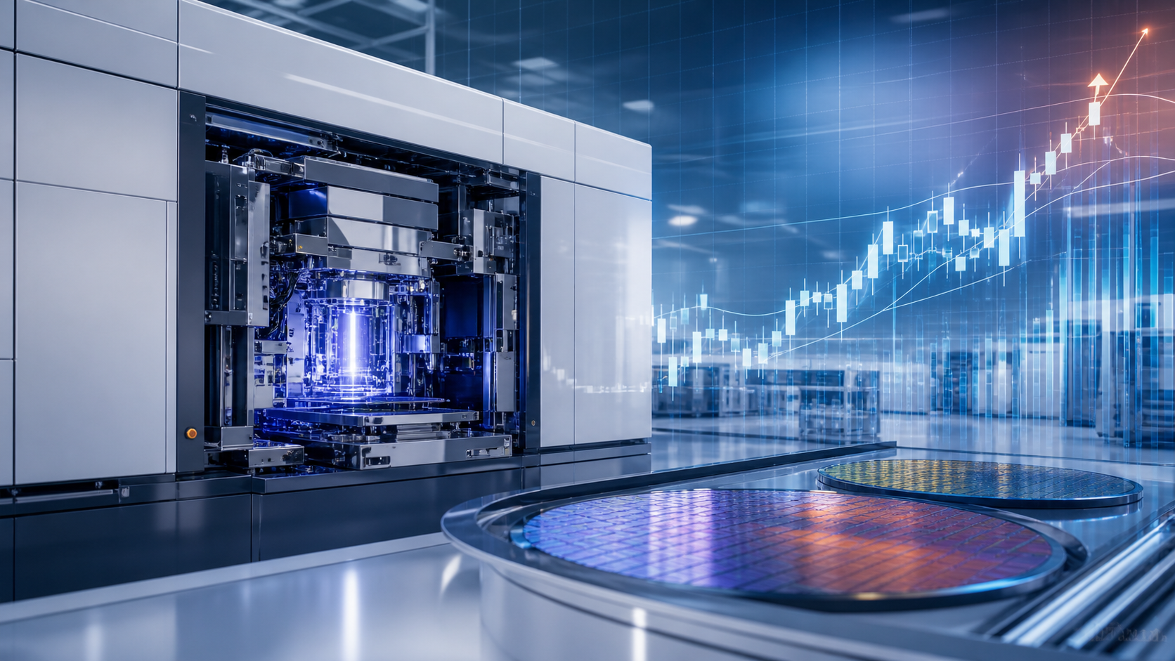 Editorial illustration for "ASML Stock: Illuminating the AI Surge and Market Volatility | Lumen’s Analysis"