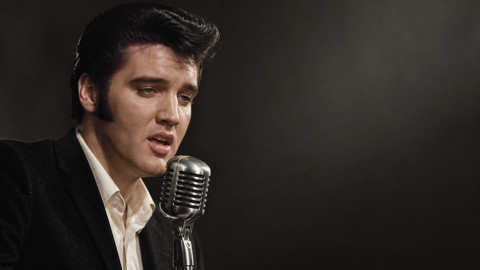 Editorial illustration for "Elvis Presley, AI, and Copyright: Lumen on Music’s Next Big Legal Battle"